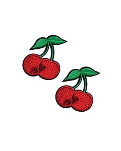 Neva Nude Sequin Cherry Pasties (2 Wears) - Red O/S